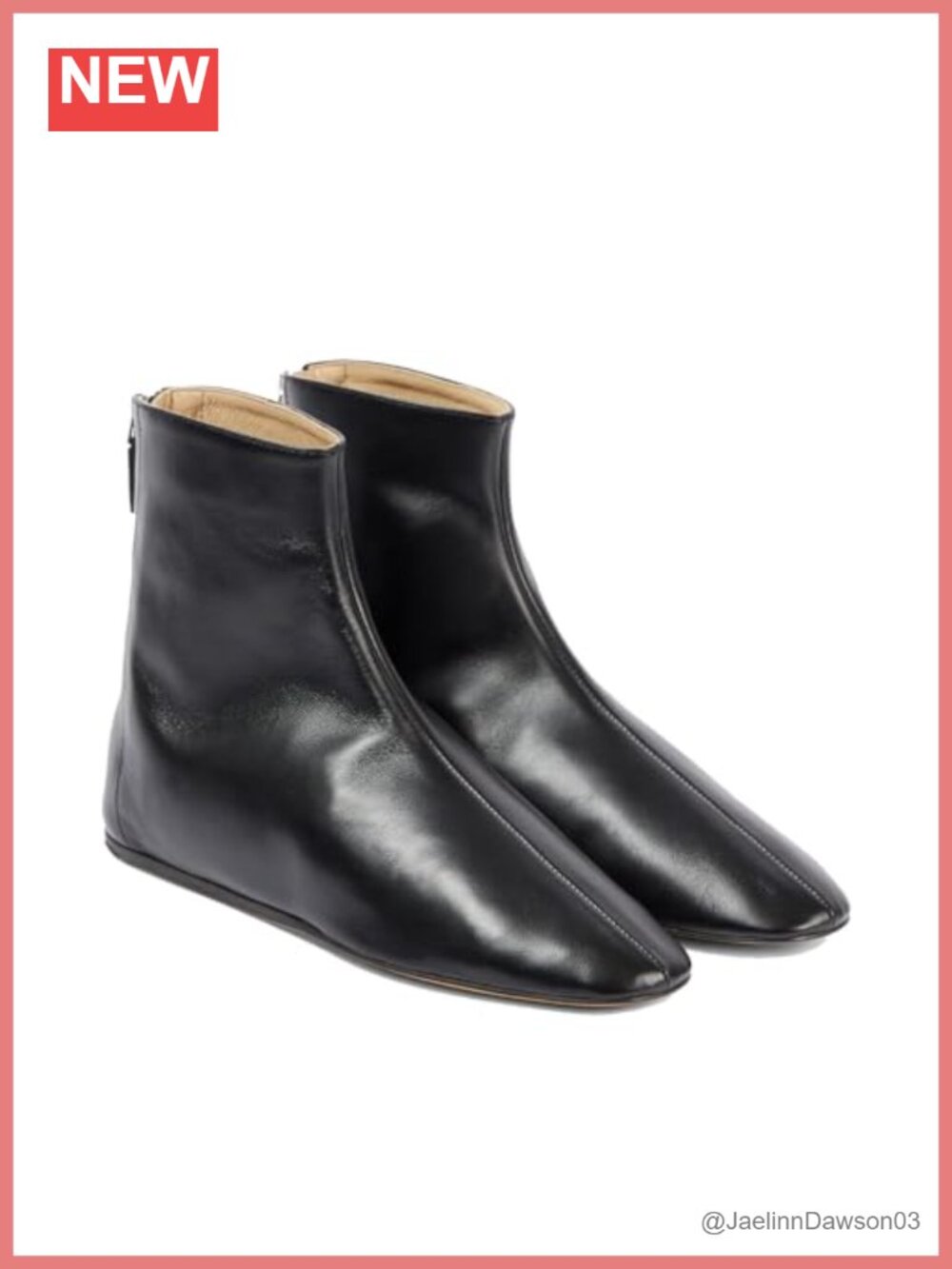 Genuine Leather Ankle Boots Square Toe Zip Comfort Fall Winter Booties